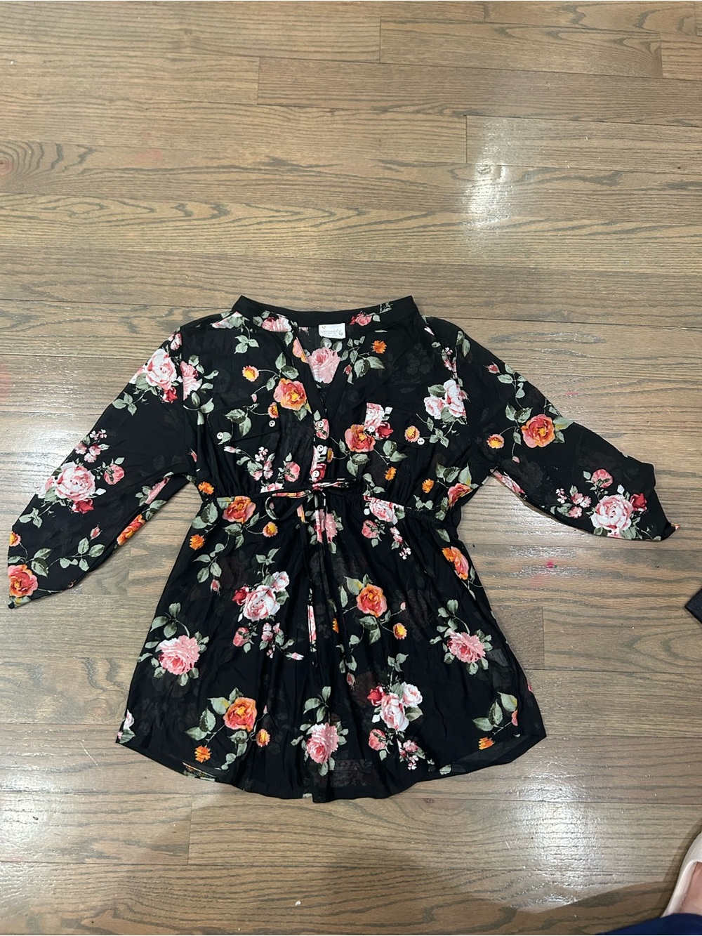 Sirenlily Maternity Floral Blouse Size L – Brand New